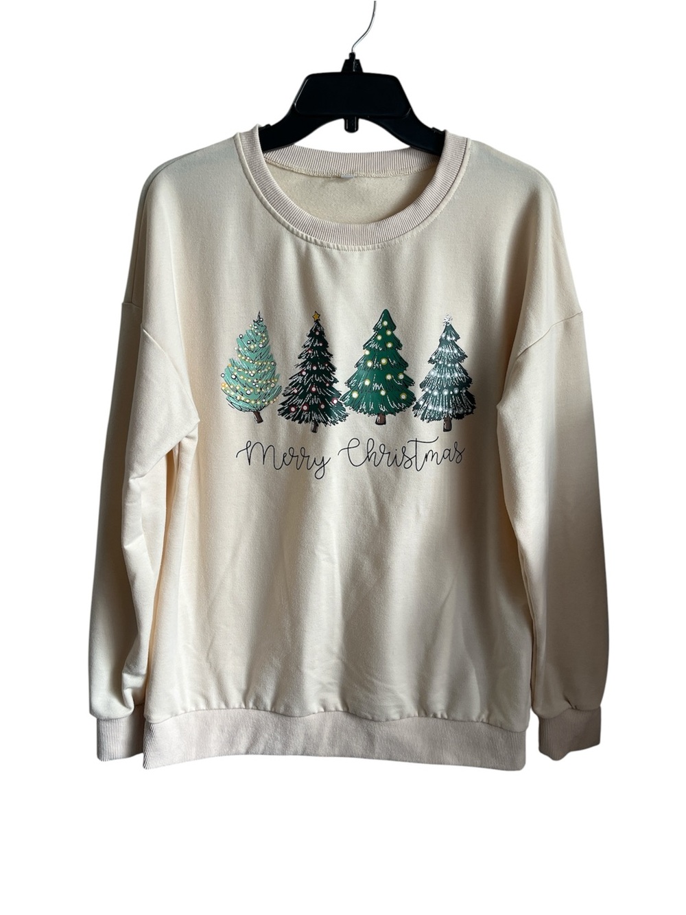 Cream Merry Christmas Sweater